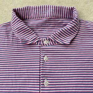 B Draddy Sport Polo Shirt Mens Large Green President Cup Medinah Country Club